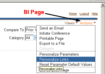 BI Page screenshot: 