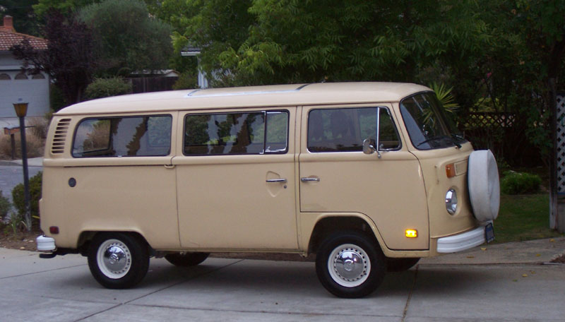 a 1978 VW Transporter van
